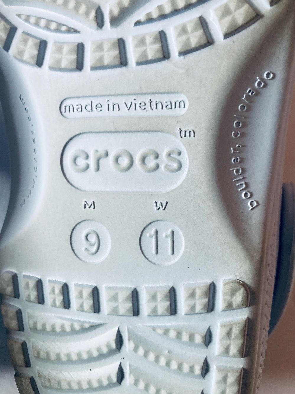 CROCS Womens SZ 11 Mens SZ 9 Light Blue Classic Clog Mules Disney - Picture 8 of 12